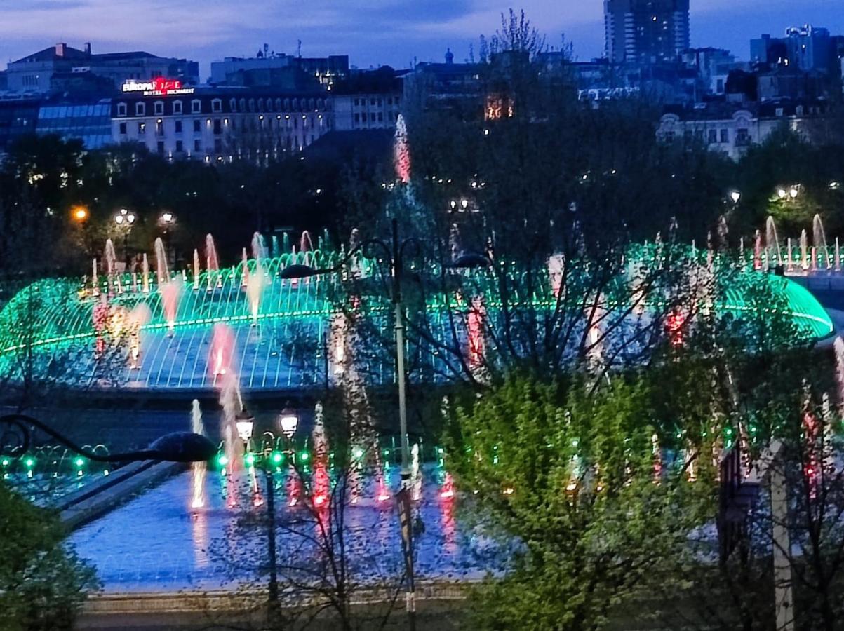 L'Imerald Ultra-Central Apartment-Artesian Fountains View Boekarest Buitenkant foto